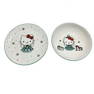 Hello Kitty Christmas Dinner Plate Set
